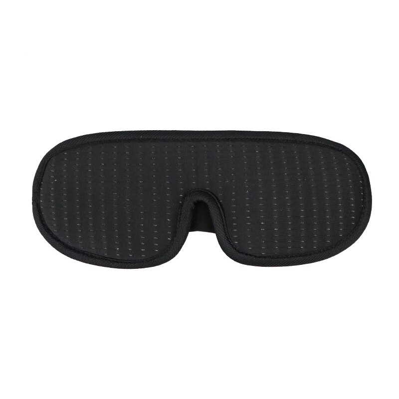 Breathable 3D Sleeping Mask Block Out Light Sleep Mask For Eyes Slaapmasker Eye Shade Blindfold Sleeping Aid Face Mask Eyepatch: Black