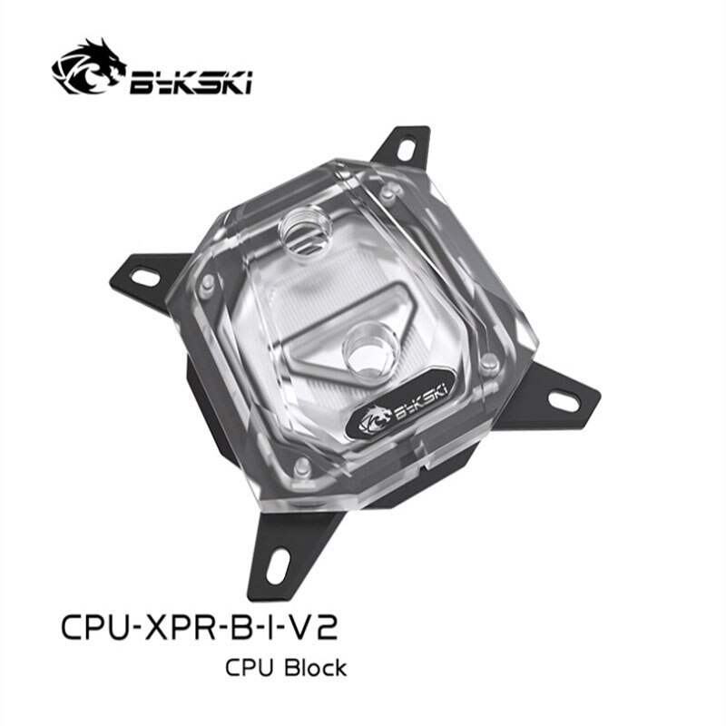 Bykski-bloque de agua para CPU, sistema de refrigeración líquida, Enfriador de CPU, 5V, CPU-XPR-B-I-V2, para INTEL LGA1150 1151 X99 /AMD RYZEN AM4 AM3