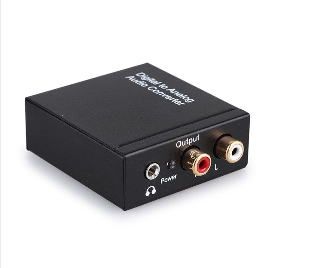 Met Nummers Naar Analoog Met Nummers Signaal Audio Converter Fiber Naar Analoog Audio Converter Verbeterde