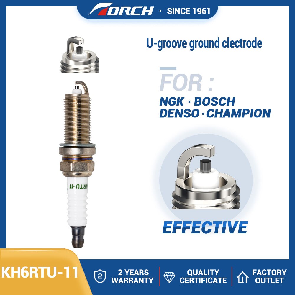 Bougie d&#39;allumage d&#39;origine chinoise, KH6RTU-11, pour Peugeot 206 207 307 408, Dongfeng S30 Centauro 1.6