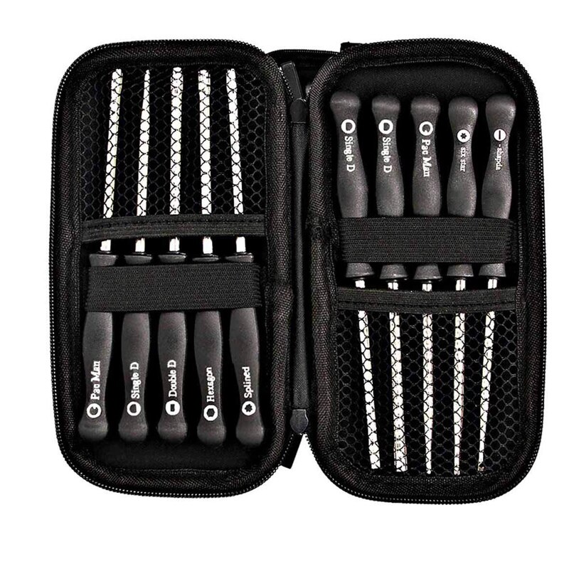 10 Pcs Tune Up Carburetor Adjusting Screwdriver Tool Kit with Carb Cleaning Needles Brushes for Common 2 Engine