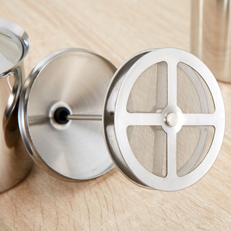 Manual Milk Frother, Stainless Steel Hand Pump Milk Foamer, Handheld Milk Frothing Pitchers for Cappuccions and Coffee Latte