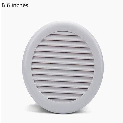 4 or 6 inch ventilator voor thuisgebruik, badkamerventilator, plafond- en wandventilator voor keuken en badkamer, super stil: B (6 inch)