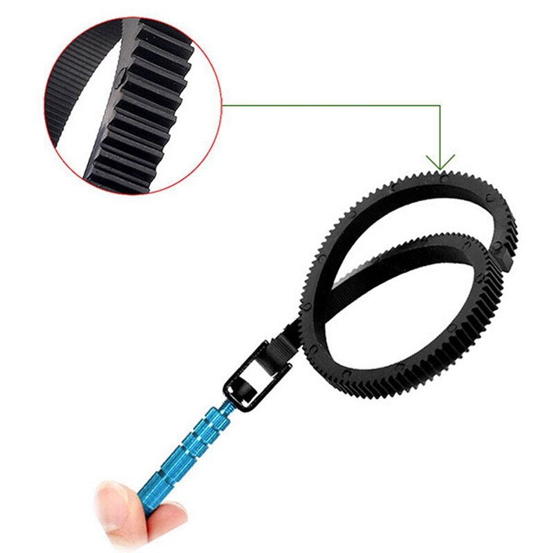 RISE-Rubber segui la cinghia del cambio dell&#39;anello di messa A fuoco con spina In lega di alluminio e accessori per obiettivi ombrello per obiettivo della fotocamera per Sony A 6000