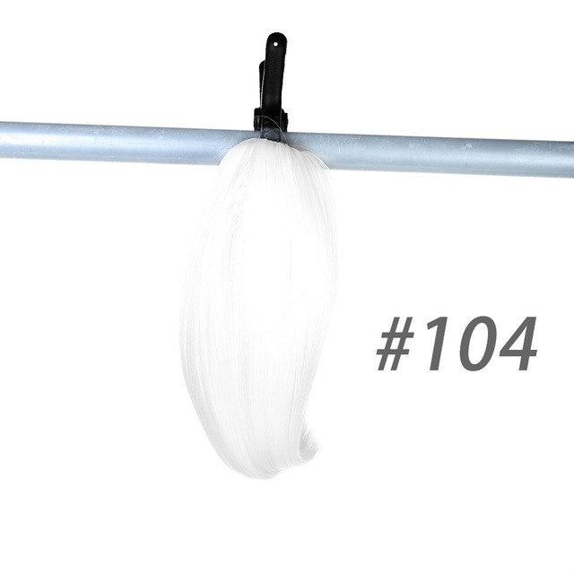 Alleosify hair 6 '' kort hestehale syntetisk hår naturligt klohår hestehale varmebestandigt syntetisk kort hår hestehale: 104