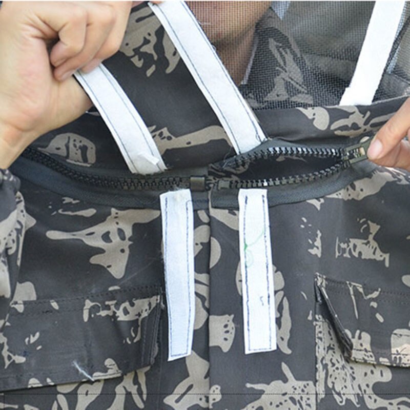 1pcs bee colth for beekeeper beekeeping suit Black camouflage suit Anti beekeeping clothing coverall