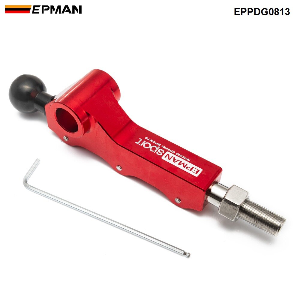 EPMAN Aluminum Adjustable Short Height / Throw Shifter For Subaru WRX STI EPPDG0813: Red