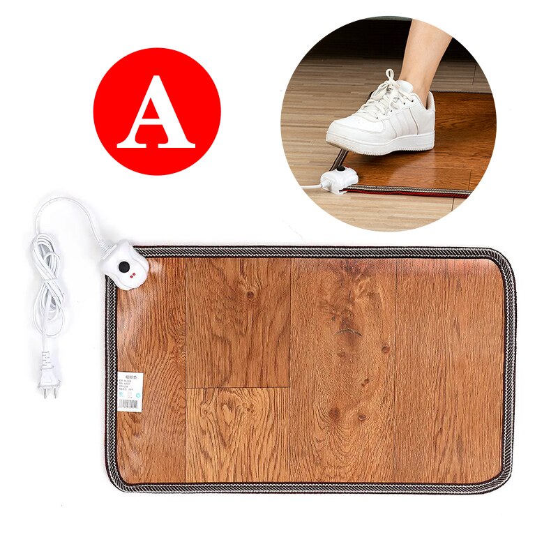 Ryxon Electric Foot Warmer Mat – Infrared Heated Carpet For Cold Feet – Heizteppich