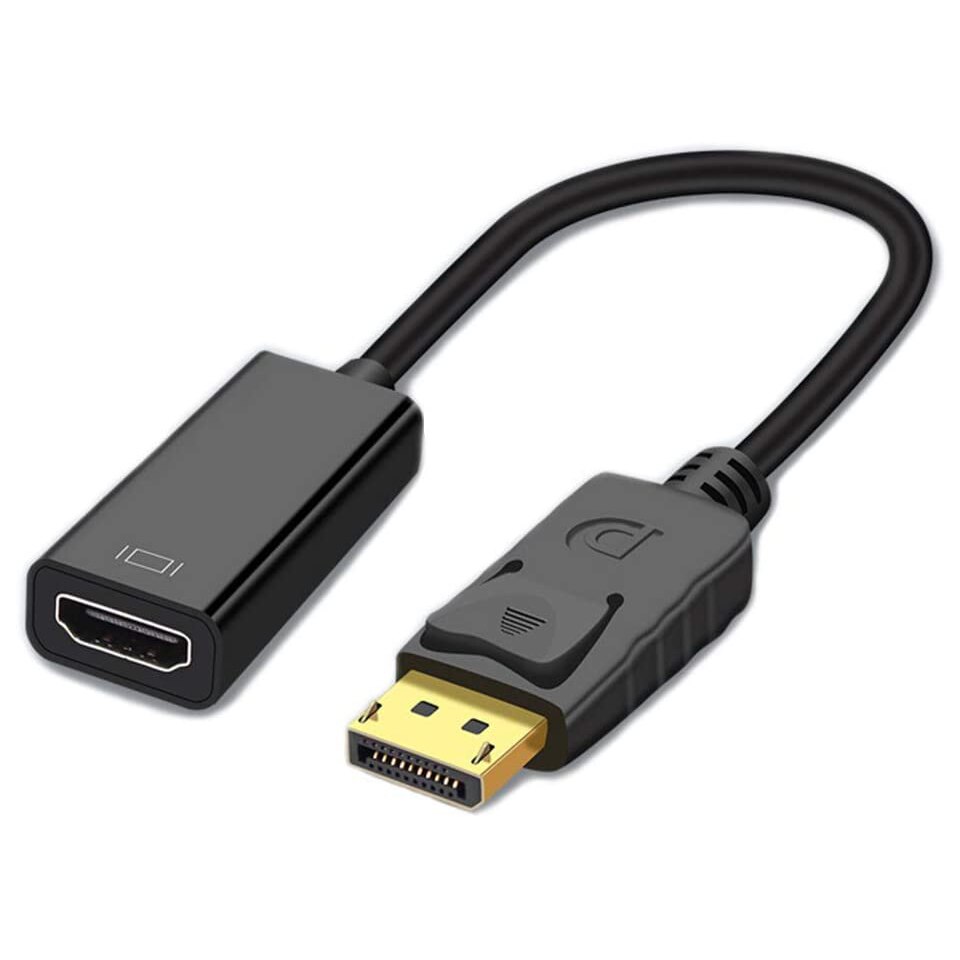 Cavo adattatore Displayport a HDMI 4K adattatore DP maschio a HDMI femmina convertitore Displayport a HDMI con Audio