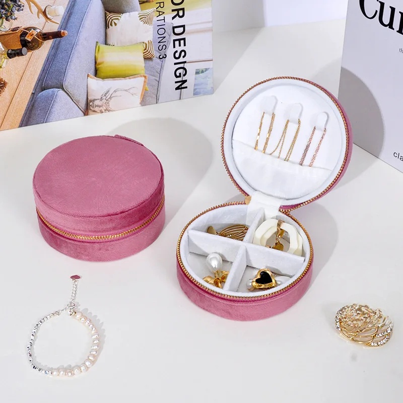 Caja de almacenamiento de joyería, caja de , adorno hecho a mano, embalaje, pendiente, collar, anillo, estuche organizador de joyería de China continental: Plata