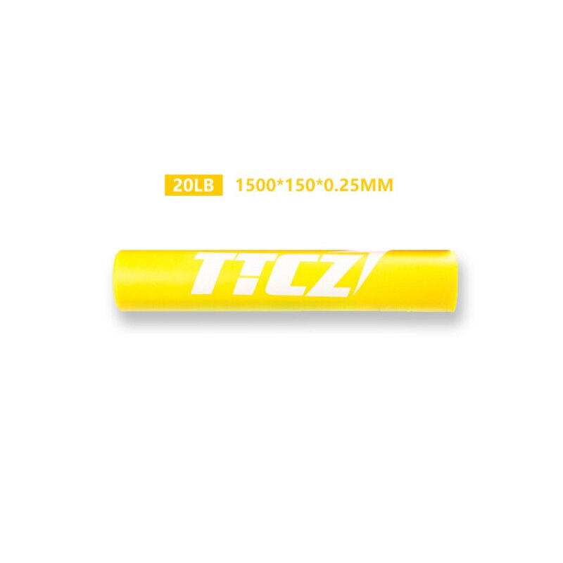 150Cm Fitness Exercise Resistance Bands Rubber Yoga Elastic Band Loop Rubber Loops For Gym Training: Yellow