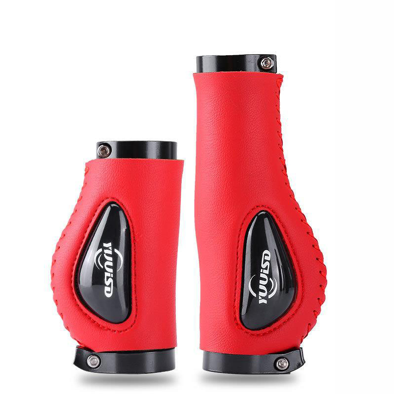 Bike Fiber Leather Grips Dead Fly Bike Grips Bike Accessories Bike Grips Brown Leather Anti-Slip Handlebar Covers: SKY BLUE