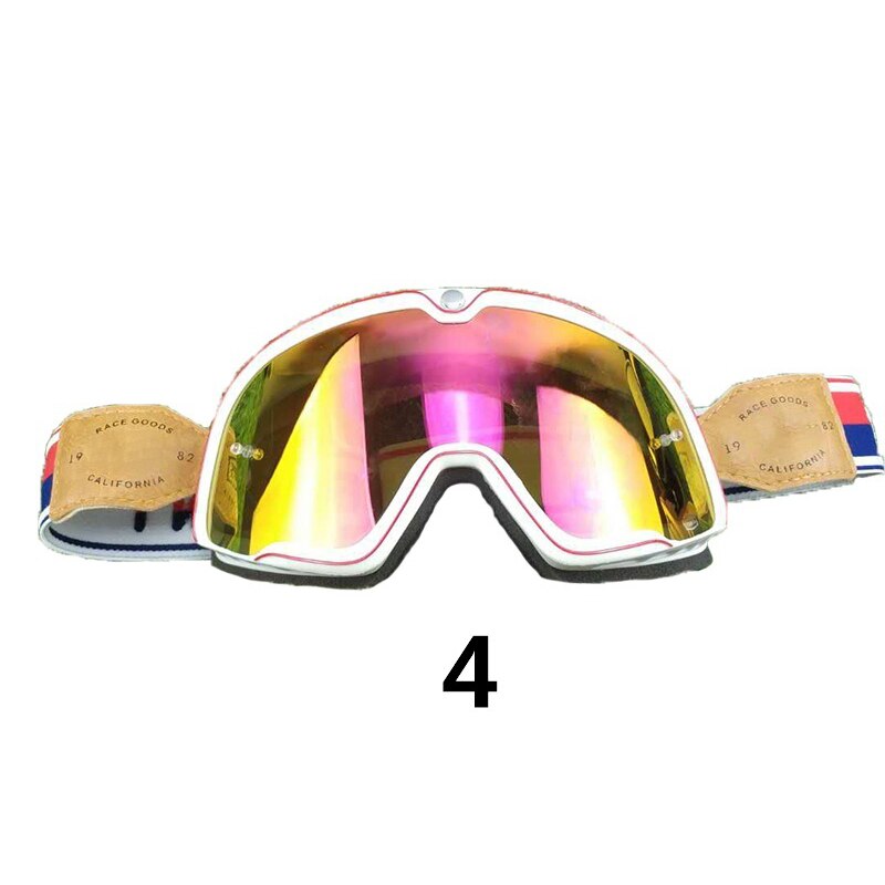 MX Off Road-gafas para Motocross, cascos de Moto de cross, gafas de esquí, ATV, Retro: as the picture 4