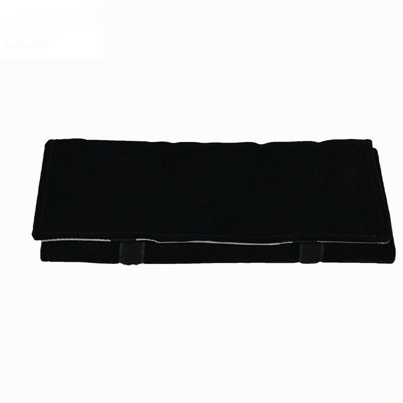 Schmuck Roll-Up Tasche Organizer Weiche Samt Reisetaschen Halskette Ohrringe Ring Armband Träger Lagerung Fall Armreif Uhr Halter