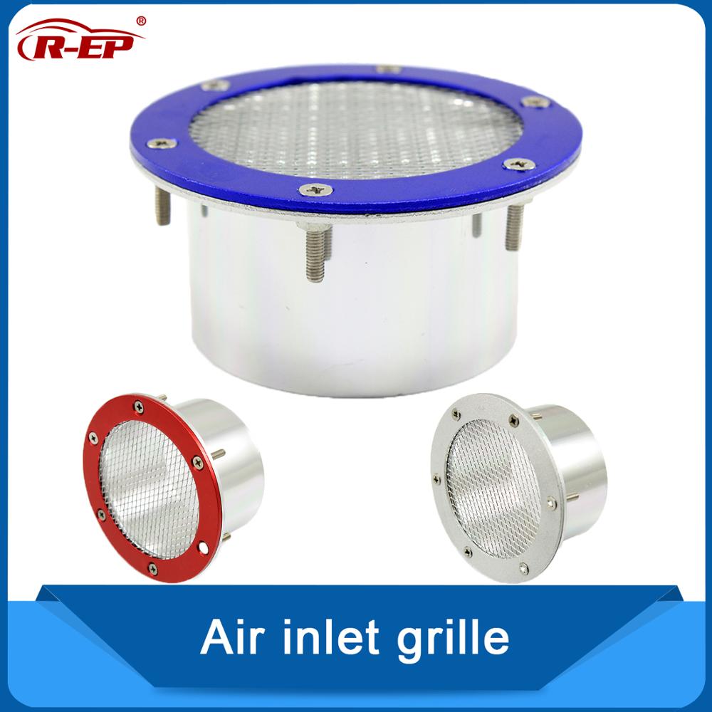 R-EP Air intake Cover Universal Cars Kit Aluminum Air Filter Supercharger Hood Intake Turbocharger Cartridge 76MM/3inch