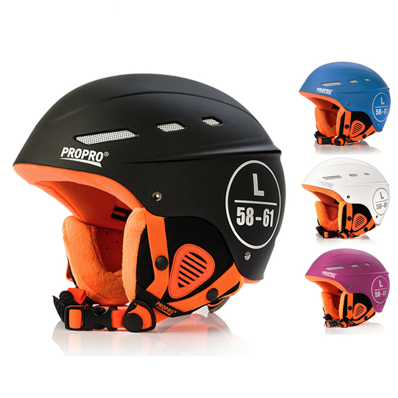 Ski Helm Erwachsene Unisex ABS Shell + EPS Füllstoff Einstellbare Kopfumfang Hohe Anti-Kollision Belüftung Ski Reiten Helm