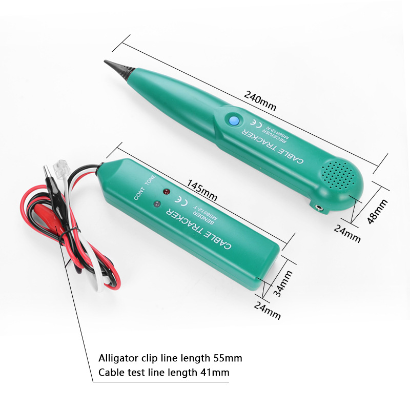 AIMO MS6812 Cable Tracker Telephone line Detector wire finder wiring Wires Trace breakpoint location tester
