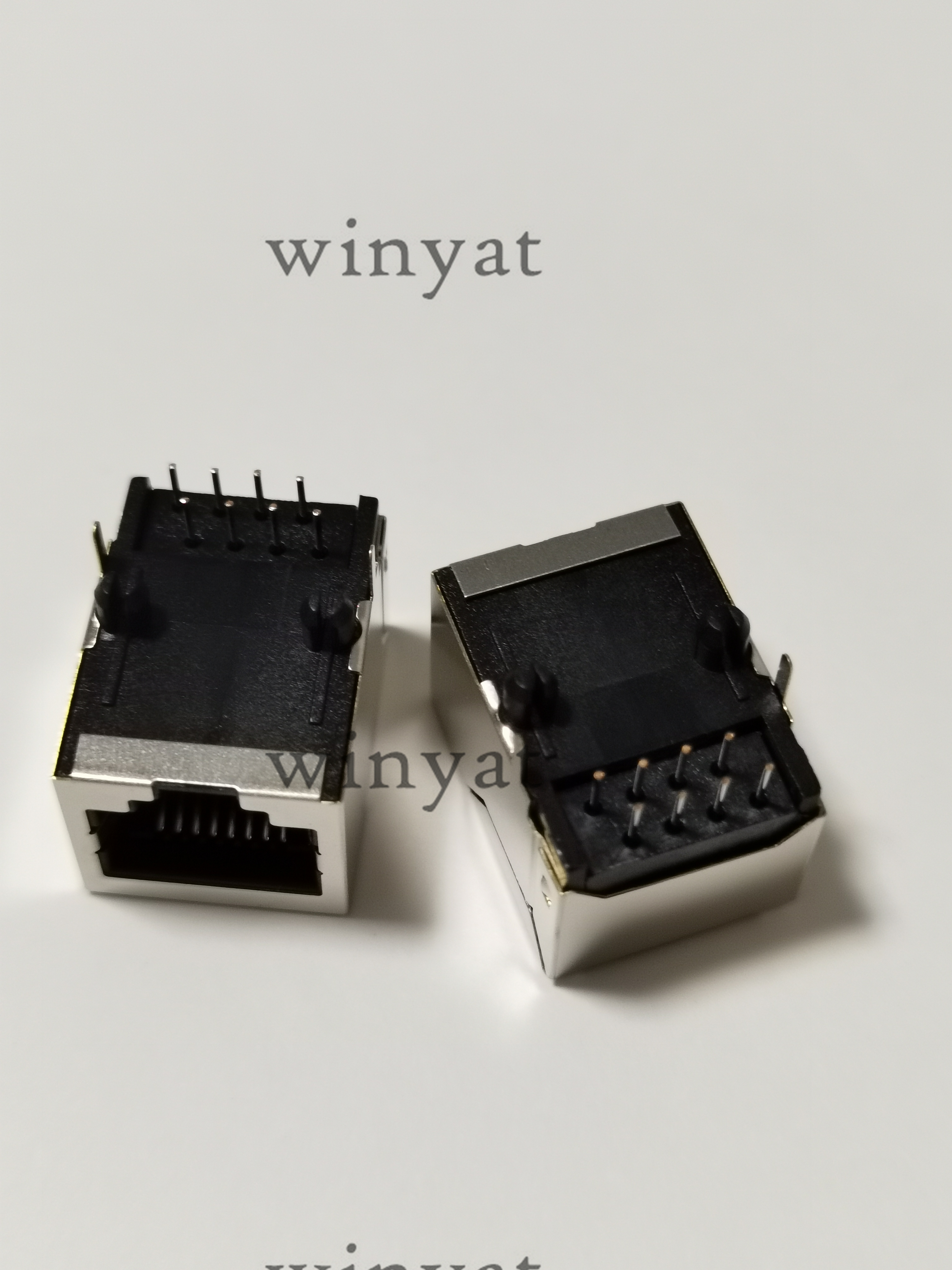 Terug Voet RJ45 59 Terug Voet 21Mm Mesh Poort Modulaire Plug Zetels 8P8C Lange 21Mm RJ45 Socket