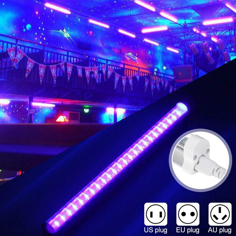 Halloween LED Black Light Bar 5W 10ft Integrated Bulb UV Fluorescent Lamp Portable UV Light Bar LED Strip Lights Party Equipment