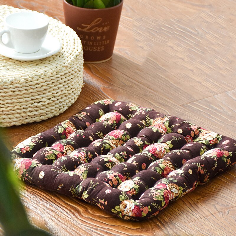 Dunne Japan Zitkussen Hassock Pad Stuitbeen Orthopedische Matten Bloemen Gedrukt Stoel Terug Kussens Vierkante Tatami Vloermat Poef Futon