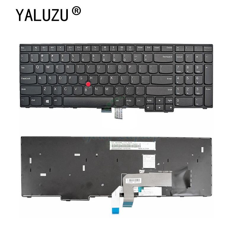 Yaluzu Us/Fr/Gr/Het/Ru/Sp/Tr/Uk Laptop Toetsenbord Voor lenovo Thinkpad E570 E575 E570C