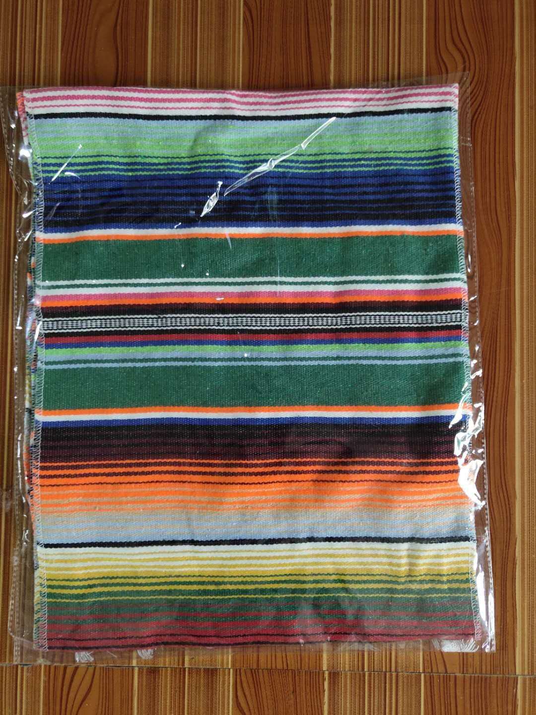 Regenbogen Tabelle Läufer Streifen Tabelle Läufer mit Quaste Mexikaner Tischdecke Pro Hochzeit Party Baumwolle Tischdecke Flagge 35x213cm
