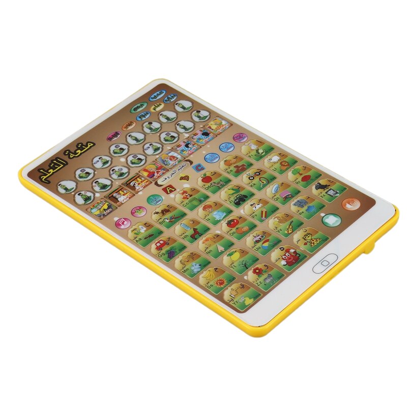 Arabische koran en woorden leren educatief speelgoed 18 hoofdstukken educatieve koran tablet leer arabisch koran moslim kinderen geel