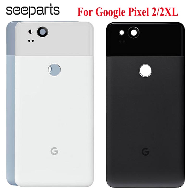 per 6.0 "Google pixel 2 XL Copertura del Portello Della Batteria dell'alloggiamento Della Parte Posteriore Posteriore di Caso per 5.0" Google pixel 2 portello della batteria Parti di Ricambio