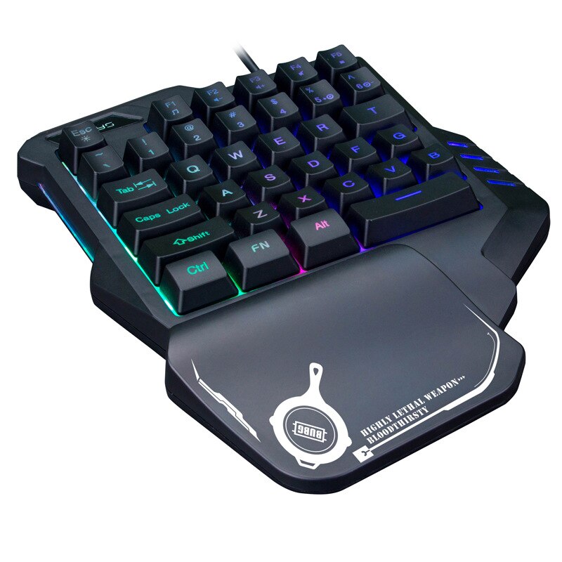 XNCORN Phone Keyboard G30 35keys One-handed Keyboard Mobile Phone Mobile Game Dedicated Keyboard USB Interface Small Keyboard