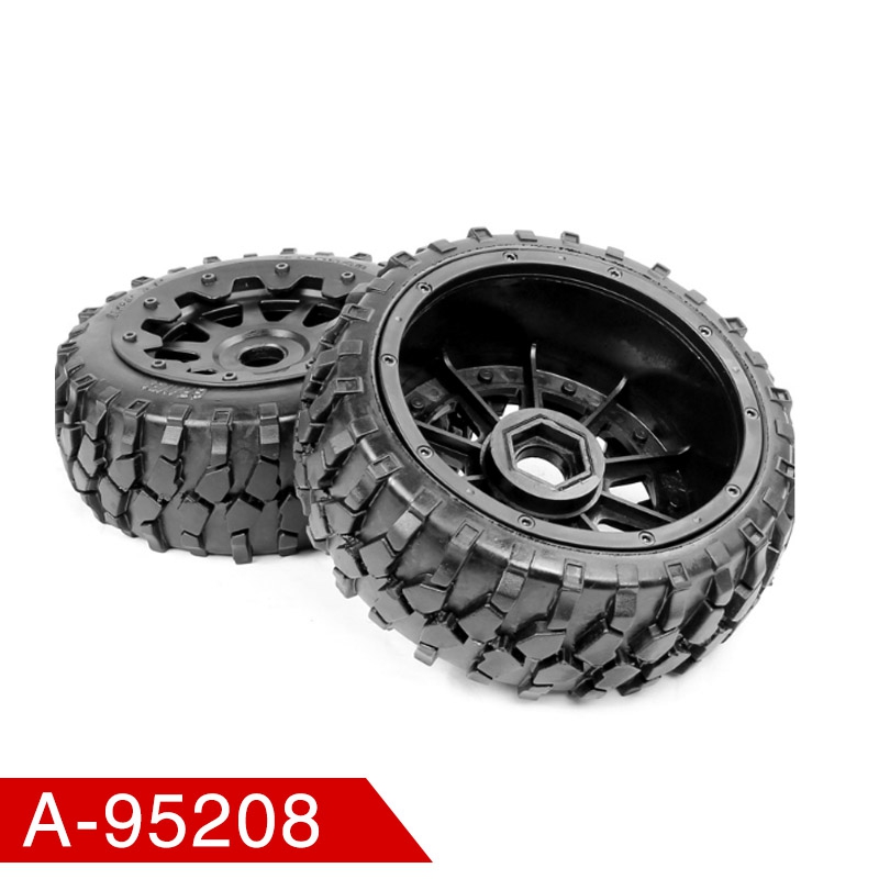 Pcmos Rovan 1/5 Buggy neumáticos todo terreno trasero grava ruedas en 6-con llantas encaja HPI Baja 5B rey Motor coche RC 1:5 Ruedas Neumáticos