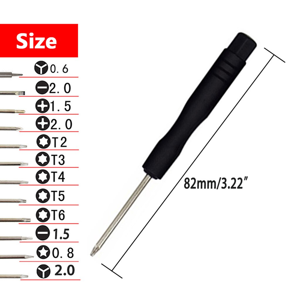 Set di cacciaviti di precisione multifunzione 12 pz/set per Apple iPhone 7 Xiaomi Smartphone per Ipad Tablet Set di strumenti di riparazione