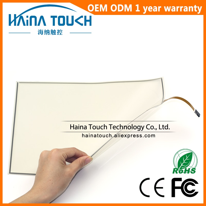 Win10 Compatibel Flexibele Industriële Touch Film 18.5 USB touch screen, 4 draads resistive USB touch screen