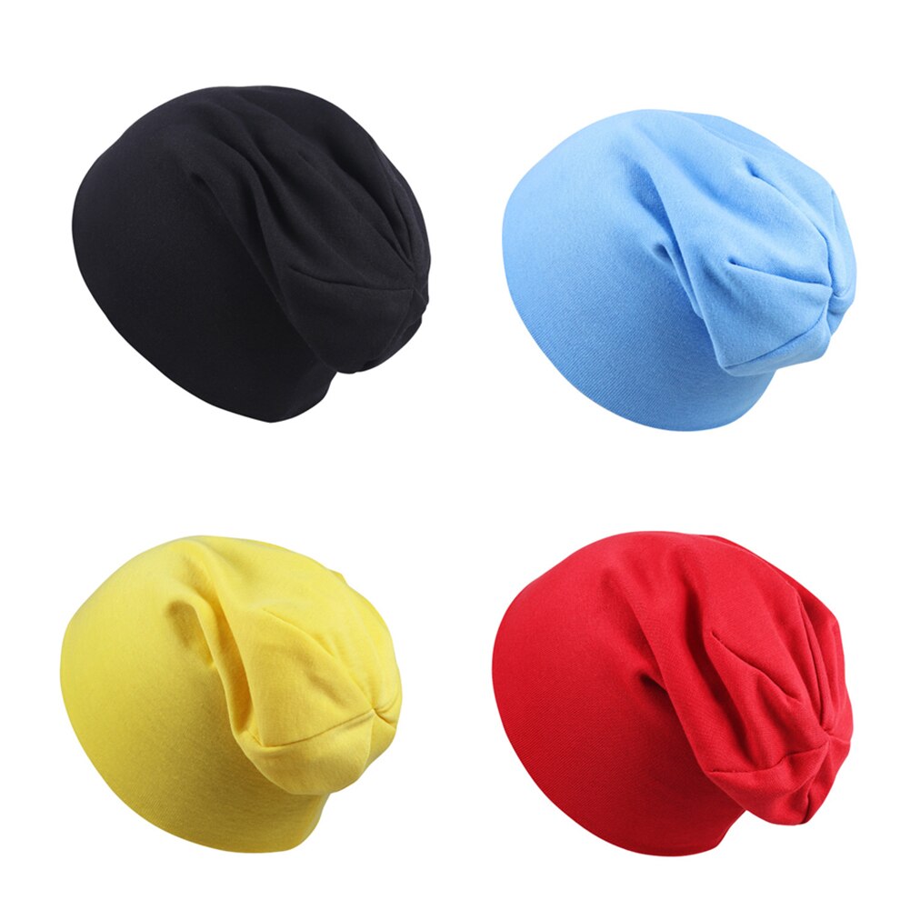 Leuke Effen Kleur Baby Kids Beanie Cap Jongens Meisjes Baby Warm Katoen Gebreide Muts Zachte Warme Beschermen Uw Baby Hoofd in Koud Weer