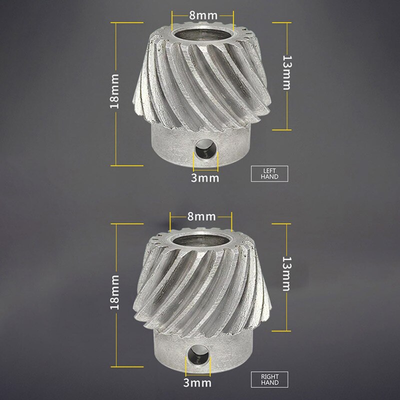 Accesorios para fresadora de engranajes de piñón, alimentador de herramientas, engranaje cónico pequeño, engranaje de hierro