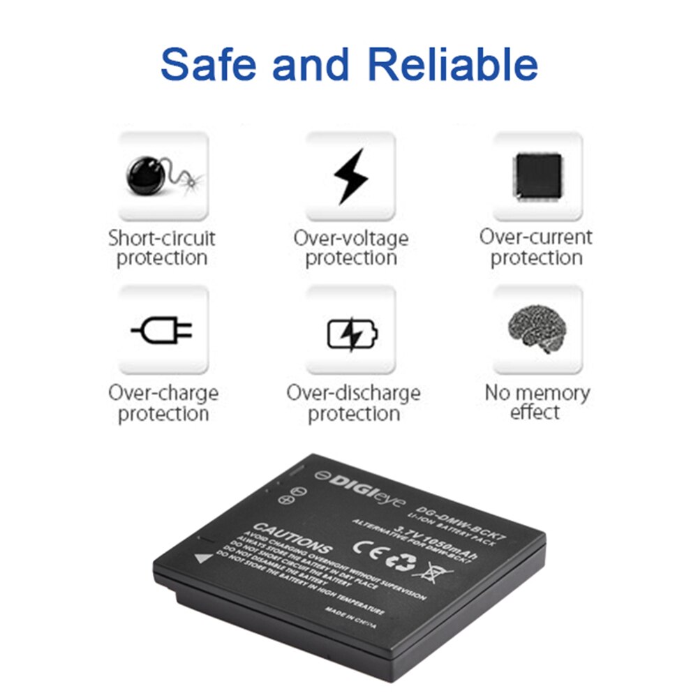 DMW-BCK7 BCK7E BCK7PP Battery for Panasonic DMC-SZ02 DMC-SZ1 DMC-SZ5 DMC-SZ7 DMC-TS20 DMC-TS25 DMC-FS28 FS35 DMC-FS37