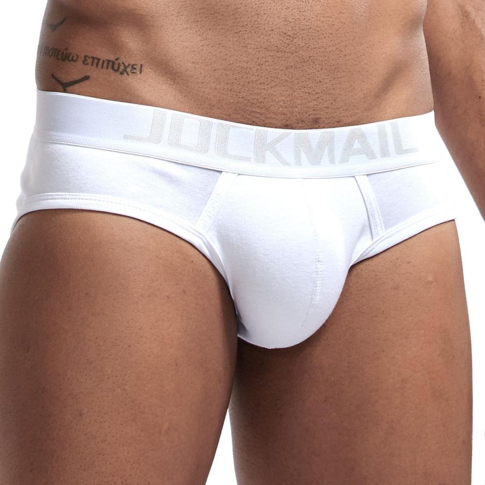 JOCKMAIL Men Briefs Underwear Men&#39;s Sexy Breathable Underpants Cottonl Comfortable Mens Underwear Shorts Cueca Gay Male Panties