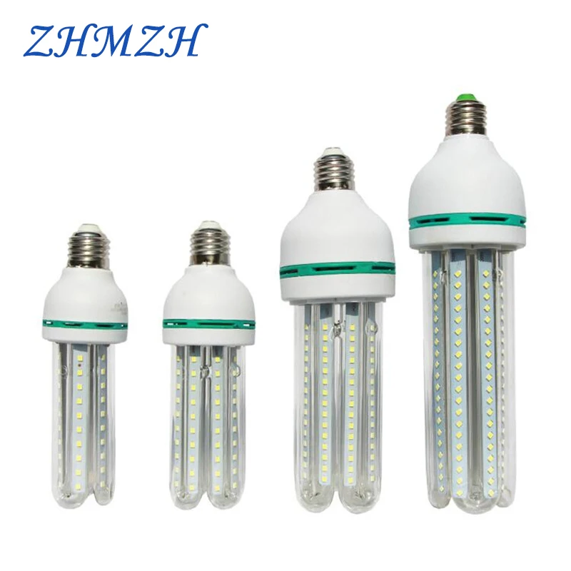 Bombilla LED tipo mazorca E27, lámpara de ahorro de energía de 220V, 3W, 5W, 7W, 9W, 12W, 16W, 20W, tubo SMD2835, Bombilla de iluminación tipo vela