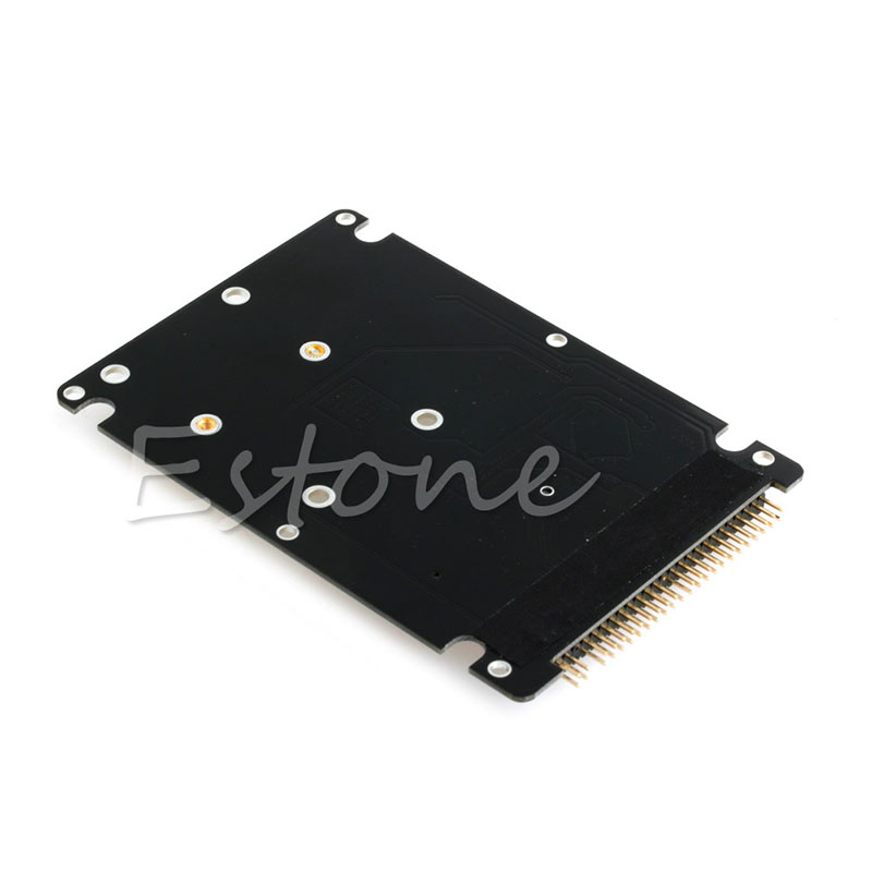 Neue mSATA zu 2,5 "44Stift IDE HDD SSD mSATA zu PATA Konverter Adapter Karte + CaseWholesale