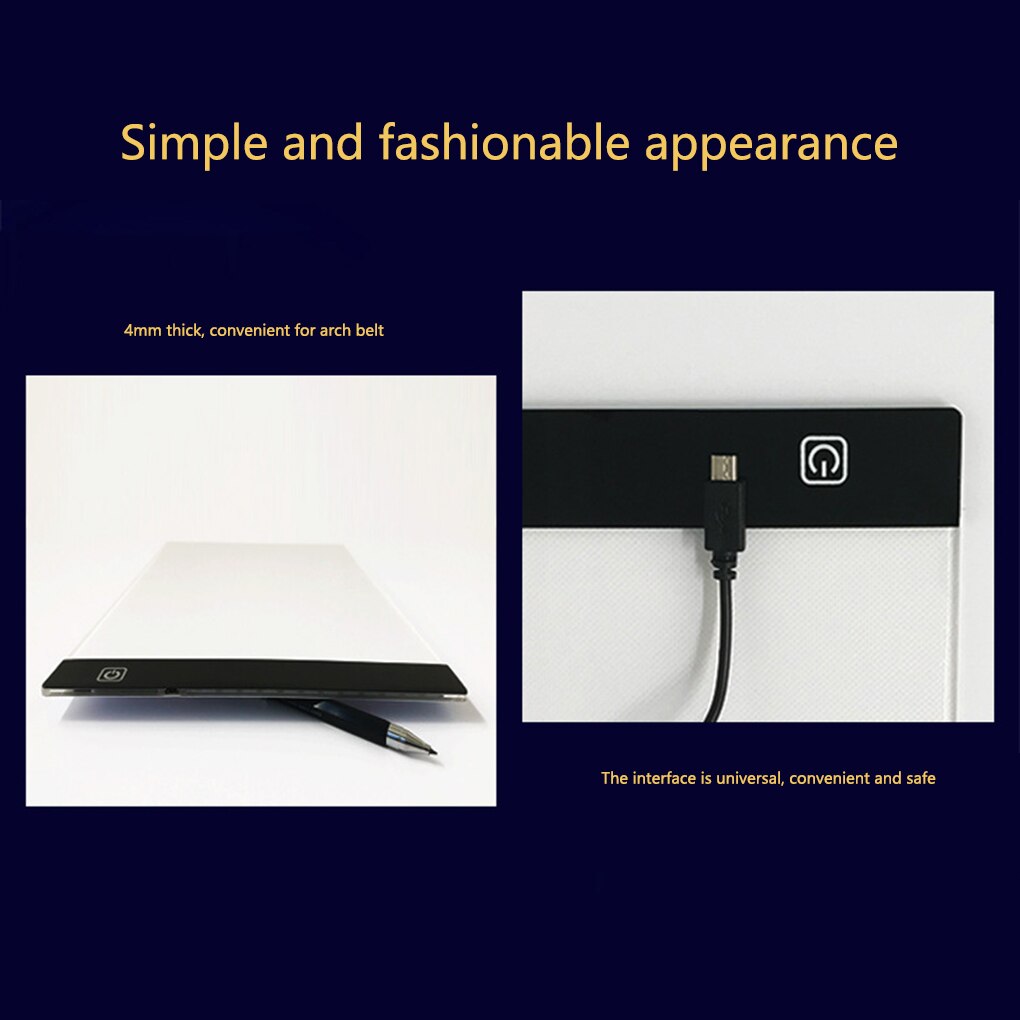 LED Light Pad A5 Drawing Board DIY Luminous Copy Table LED Cartoon PaintingWriting Tablet