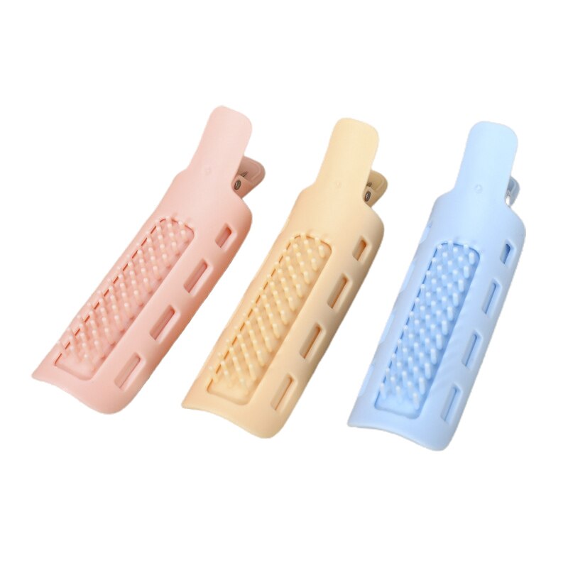 3 Pcs Portable Plastic Curling Iron Set Curler Hair Styler Fluffy Natural Curling Comb Clip Styler Hair Rollers Styling DIY Tool