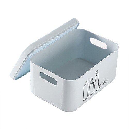 Cosmetic Storage Box Plastic with Lid Finishing Box Thickening Large Superimposed Compartment Mask Box Skin Care Products