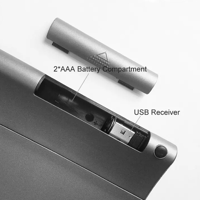 Wireless Keyboard with Touchpad, WisFox 2.4G Slim Ergonomic Wireless Keyboard with Easy Media Control and Built-in Touch Pad PC