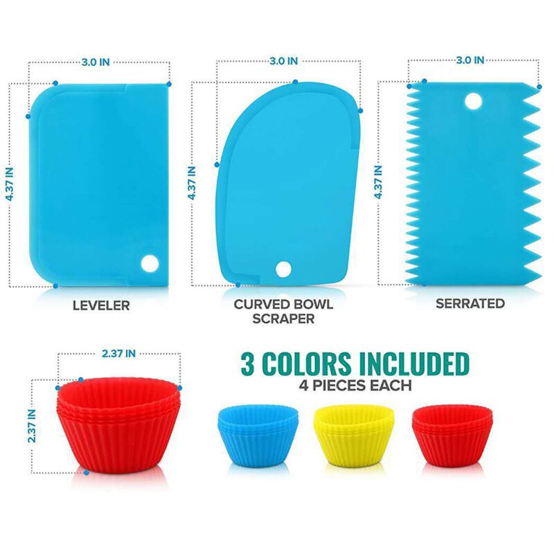 106pcs Multi-function Cake Turntable Set Cake Decorating Pastry Supplies Cake Decorating Kit Icing Piping Pastry Nozzles Tips