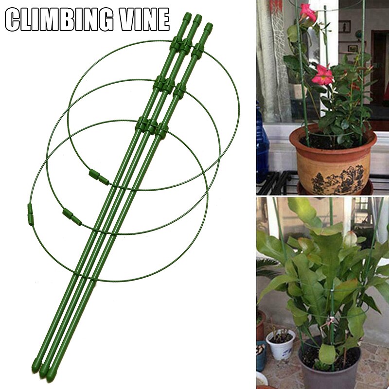 Tutori Per Piante Nagoyuki 40 Cm - Confezione Da 25 Pali In Acciaio Rivestiti Plastica Verde Per Pomodori E Cetrioli
