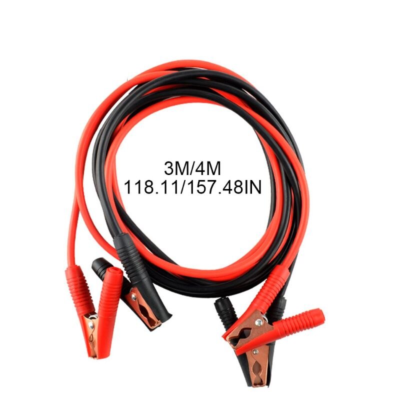 3 meter /4 meter 2200a/2600a bilbatteri booster-kabel nödtändning startkabelklämmor för auto suv