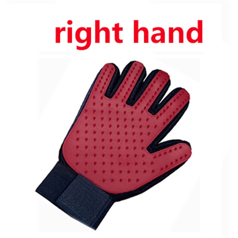 Gant de toilettage pour chat, brosse pour animaux de compagnie, pour éliminer les poils de chien, peignes de nettoyage, gants de Massage: 004