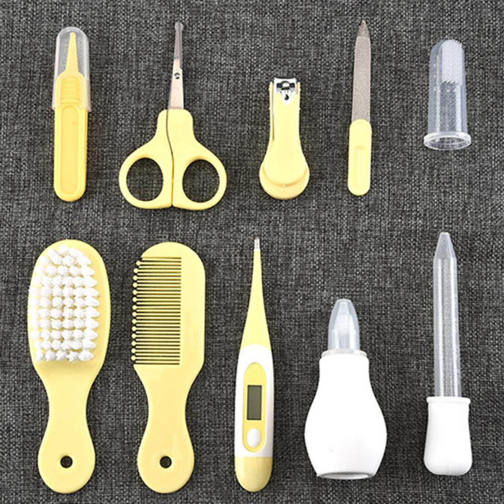 1Set Baby Care Kit Leichte ABS Infant Pflege Nagelknipser Dropper 10-teiliges Set für Kinder