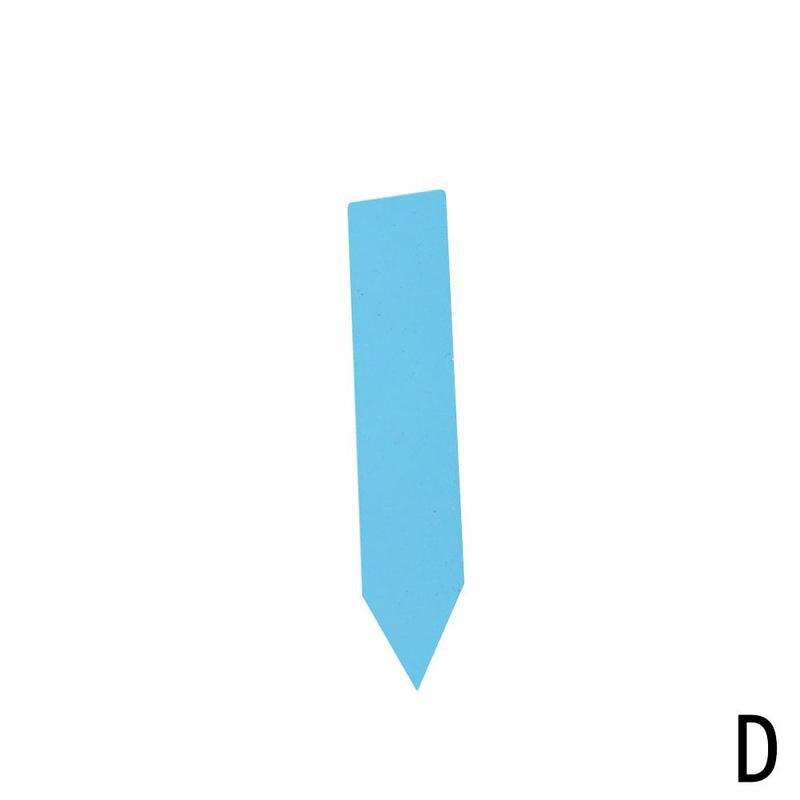 100 Pieces Reusable PVC Plants Label Fruit Tree Garden Flower Seedling Sign Label Tools Plastic Pot Classification R6X8: Dark Khaki