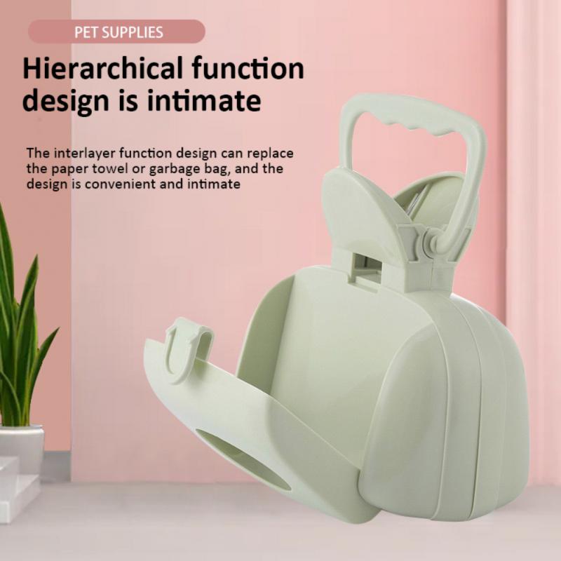 Poop Clip Pet Toilet Pick Up Dog Excrement Clip Pet Cleaning Supplies Portable Dog Excrement Shovel Dog Poop Bag Bedding Tools