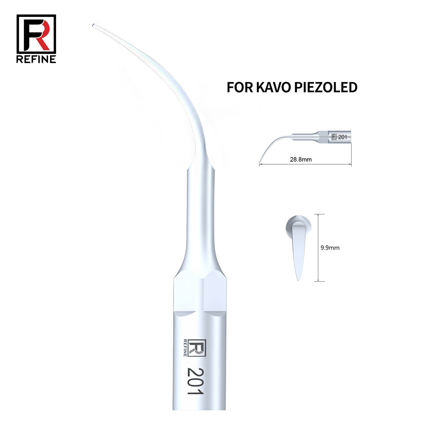 För kavo piezoled dental ultraljud scaler handpiece spets skalningsspetsar 201 202 203 ta bort supragingivala tänder rengöra hälsa